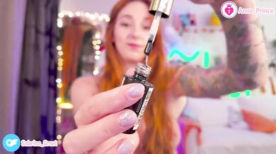 Fuck Your Manicurist Gushing Redhead Teen Ass Naked Tease
