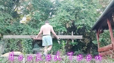 Two Masked Hercules Destroyed by Hooked Muscular Best Friends Outside