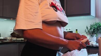Verified Amateur Curvy Milf With Big Tits Destroyed In Kitchen Kitchen Cumshot