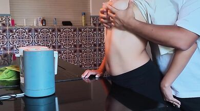 Verified Amateur Curvy Milf With Big Tits Destroyed In Kitchen Kitchen Cumshot