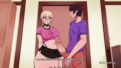 Sneaky Goth Girls Destroyed While Gaming Cumshot Choked Creampie
