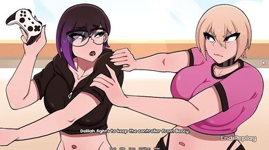 Goth Girl Destroyed My Boner With Big Ass Pussy Sex And Cumshot While Gaming