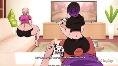 Goth Girl Destroyed My Boner With Big Ass Pussy Sex And Cumshot While Gaming