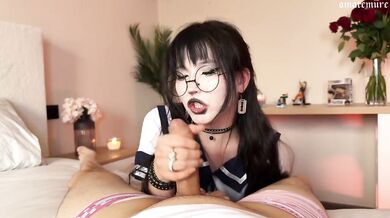 Destroyed Goth Asian Femdom Facesitting Rough Sex