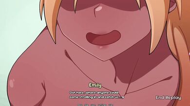 Sneaky Sex With Emily Destroyed By Big Dick Creampie And Cumshot