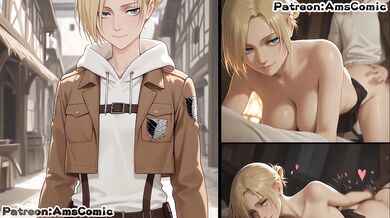 Attack on Titan Hentai Comic Ep.006 - Annie Leonhart Big Tits Blowjob Handjob Cumshot Rough Sex Uncensored by amscomic