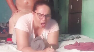 Destroyed Stepmom With Huge Ass Duro Por Detras Casero Real