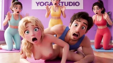 Animated Fitness Babe Instructor Destroyed Choked Gushing Anal