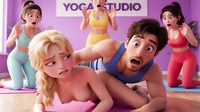 Animated Fitness Babe Instructor Destroyed Choked Gushing Anal