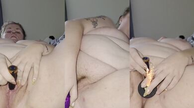 Hairy Pussy Amateur MILF Solo Female BBW Exclusive HD Porn Blooper Destroyed Gushing Choked
