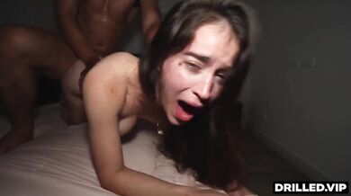 Latina Amateur Destroyed My Dick Doggystyle Hard Rough Sex Gushing Choked Orgasm