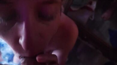 Petite schoolgirl with braces destroyed by big dick and gushing cum while skipping class pov