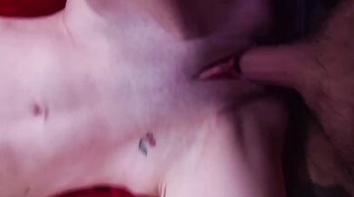 Petite schoolgirl with braces destroyed by big dick and gushing cum while skipping class pov