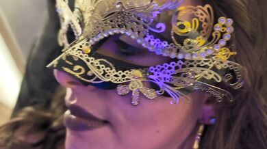 Masked Italian Wife Dragged For Sloppy POV Blowjob And Cum Cleanup