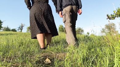 Public Outdoor Doggy Style Wet Pussy Chubby BBW Milf Big Ass Stepmother And Stepson