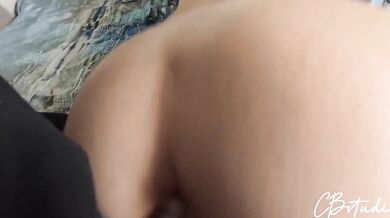 Young Stepdaughter Home Alone Gets Destroyed By Stepfather Cum Dripping Choked