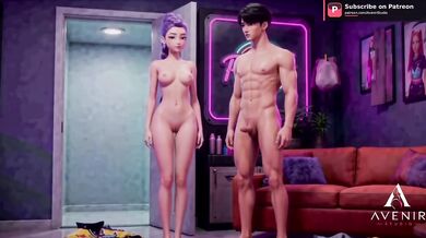 3D Hentai Threesome Destroyed Gushing Choked Kpop Demon Hunters Rumi Mira Jinu