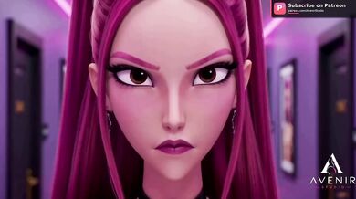 3D Hentai Threesome Destroyed Gushing Choked Kpop Demon Hunters Rumi Mira Jinu