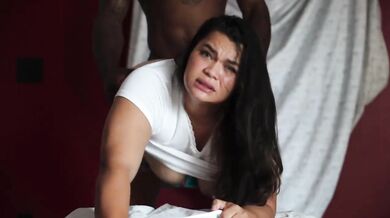 POV Latina Milf Destroyed By BBC Rough Sex Squirting Gushing Hard Raw Cock