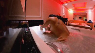 Slut in the Game Wife Fucks Best Friend Destroyed Gushing Choked Public