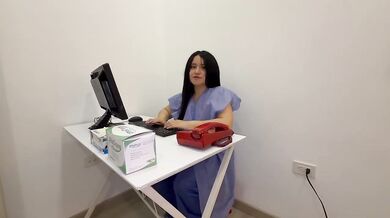 Hot Latina Nurse Gushes Huge Dick in Big Tits POV Blowjob