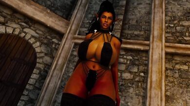 My Elf Harem EP1 Destroyed New Home Skyrim Gaming HD Porn Big Tits Choked