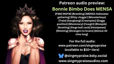 Bonnie Bimbo Erotic Audio Preview Destroyed By Huge Dick Breeding Gushing