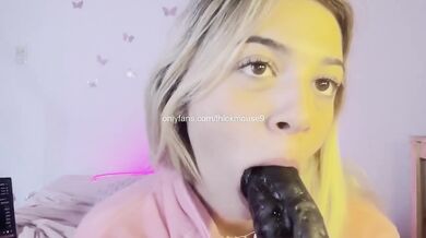 18yo Stepsis Deepthoats Til She Gags Sloppy Cum In Mouth