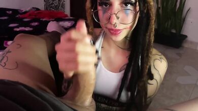Clown Goth Girl Destroyed By Gushing Blowjob Amateur Colombian Latina Exclusive