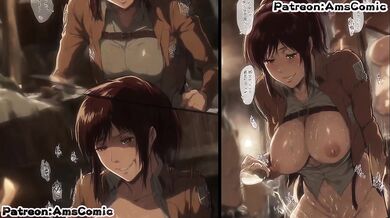 Attack on Titan Hentai Comic Ep 007 Sasha Blouse Big Tits Blow Job Hand Job amscomic