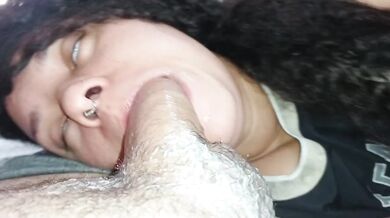 Best POV blowjob to massive cumshot in mouth