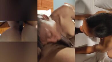 Amateur Ebony BBC Deepthroat Destroyed Gushing Cumshot Exclusive HD