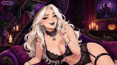 Sweet Teats Treats Destroyed Gushing Big Boobs Halloween Animation Horny Girl