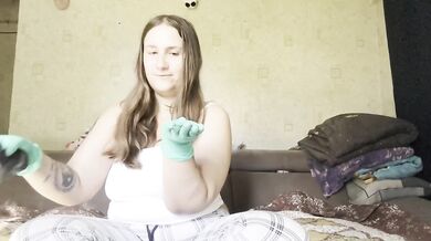 Anastasia Mistress JOI Medical Exam Destroyed With Gloved Feet Femdom Dirty Talk