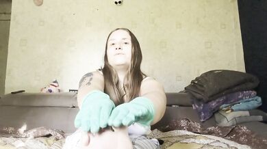 Anastasia Mistress JOI Medical Exam Destroyed With Gloved Feet Femdom Dirty Talk