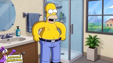 Marge and Homer Simpsons First Time Fun HD Porn Destroyed Gushing Choked