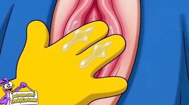 Marge and Homer Simpsons First Time Fun HD Porn Destroyed Gushing Choked