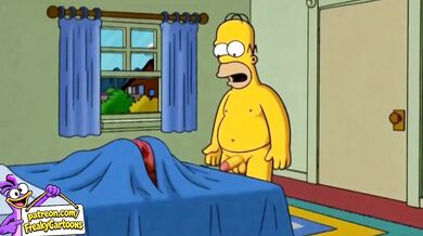 Marge and Homer Simpsons First Time Fun HD Porn Destroyed Gushing Choked
