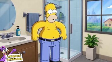 Marge Gets Destroyed by Homer in First Time Hentai Style Cartoon