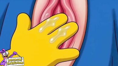 Marge Gets Destroyed by Homer in First Time Hentai Style Cartoon