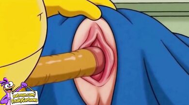 Marge Gets Destroyed by Homer in First Time Hentai Style Cartoon