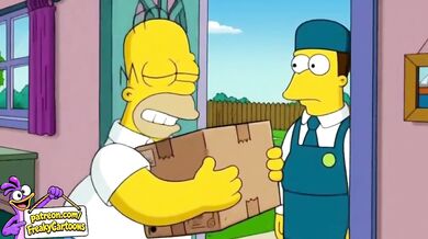 Marge wild night with Homer first time Simpsons hentai destroyed gushing