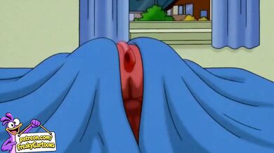 Marge wild night with Homer first time Simpsons hentai destroyed gushing