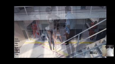 Police Woman Gushing Creampie Exchange Prisoner Threesome Double Blowjob BBW