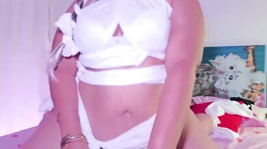 Halloween Fiesta Gina Envuela BBW Latina MILF Big Ass Cowgirl Blowjob Destroyed Gushing Choked