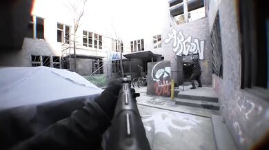 Destroyed Russian Building POV Cartoons Gushing