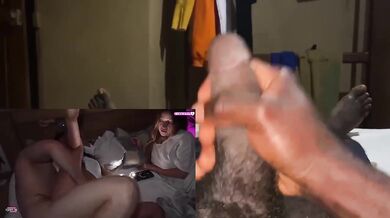 Hot MILF Quietly Met StepBro of Petite GF Anabel Busty during Dirty Talk FFM Threesome with Cum Eating and Creampie