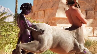 Cheeky Centaur Destroyed By Horsecock Big Dick Fast Hard Pounding Begging For Sperm Creampie