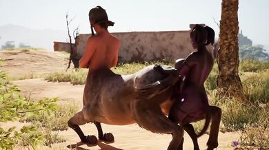 Cheeky Centaur Destroyed By Horsecock Big Dick Fast Hard Pounding Begging For Sperm Creampie