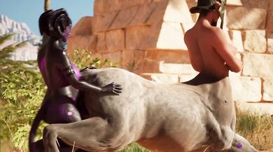Cheeky Centaur Destroyed By Horsecock Big Dick Fast Hard Pounding Begging For Sperm Creampie